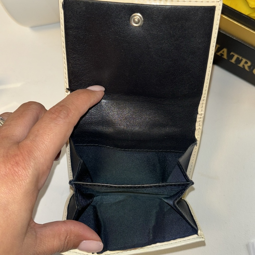 Dior Compact Wallet - Blue & Wht includes authenticity card. - Picture 7 of 16